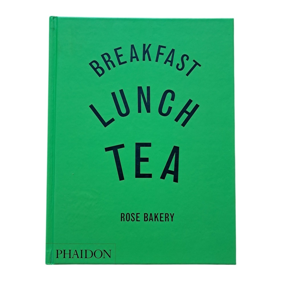 Phaidon Green "Breakfast Lunch Tea" Cookbook